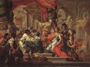 Sebastiano Conca Alexander the Great in the Temple at Jerusalem painting